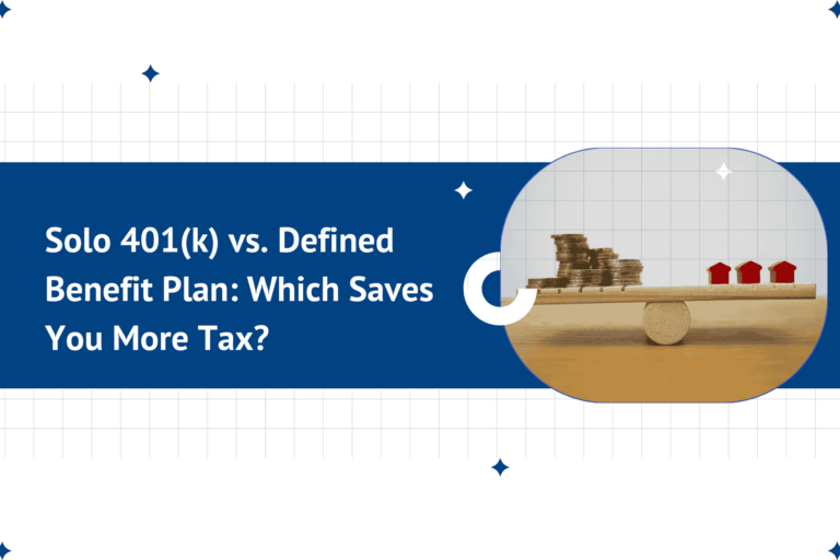 Solo 401(k) vs. Defined Benefit Plan: Which Saves You More Tax?